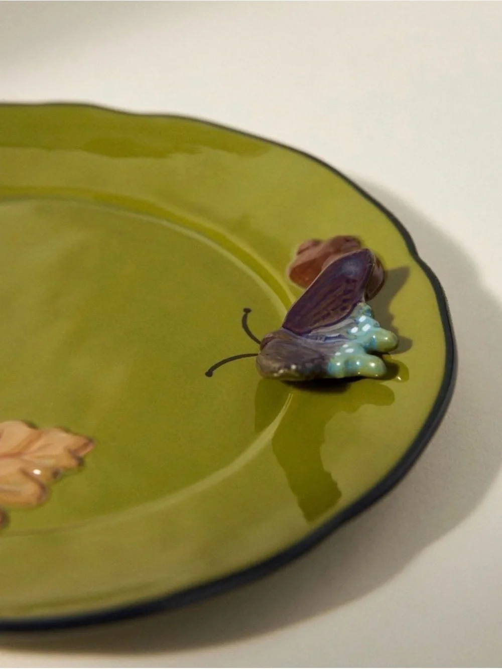 Anthropologie The Faye Icon Stoneware Dessert Plate: Fall Edition NWT